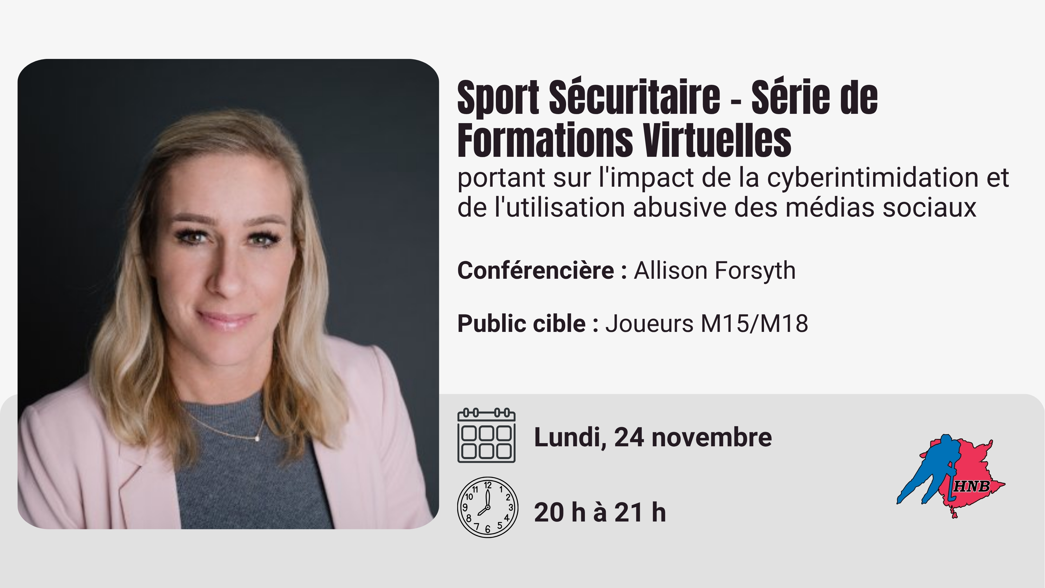 Sport Sécuritaire : Série de Formations Virtuelles