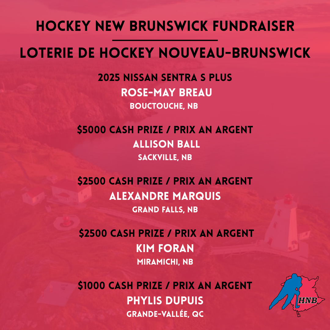 Annual Hockey New Brunswick Fundraiser Winners