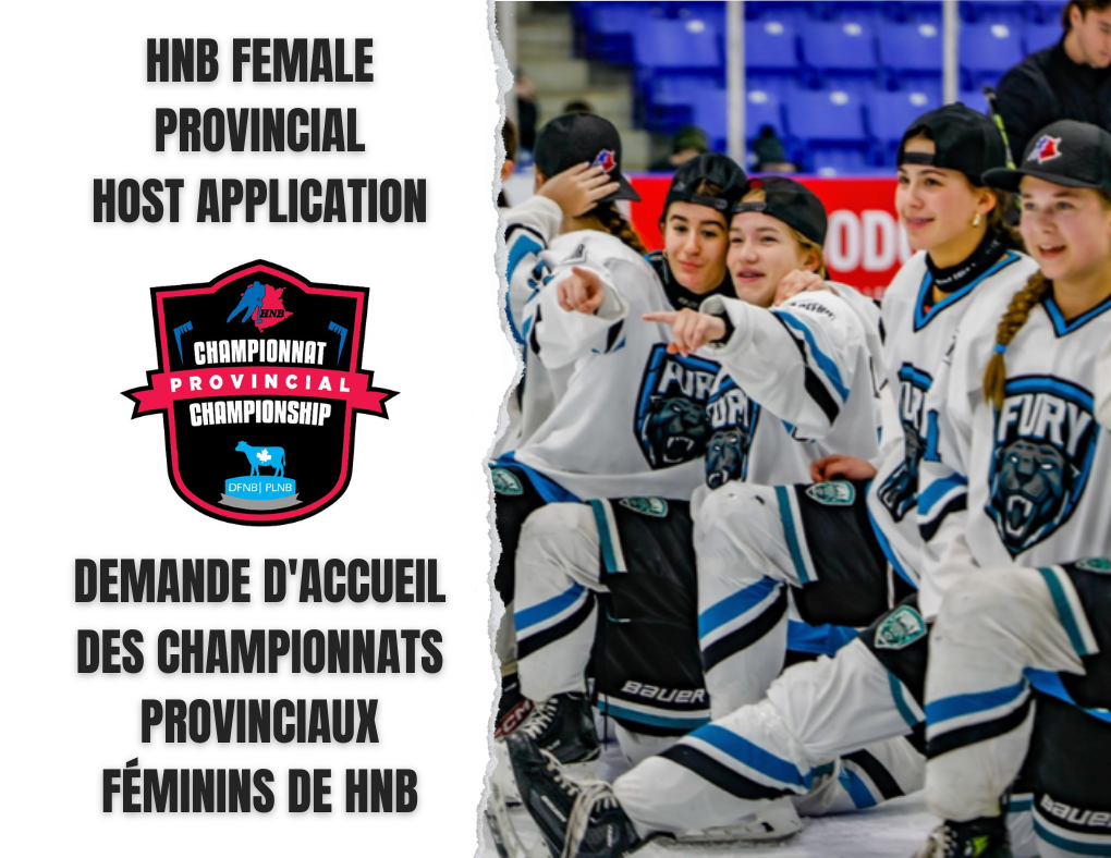 Host Applications open for HNB Female Provincial Championships - Presented by Dairy Farmers of New Brunswick